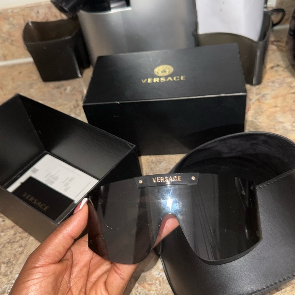 Versace Dark Shield Sunglasses